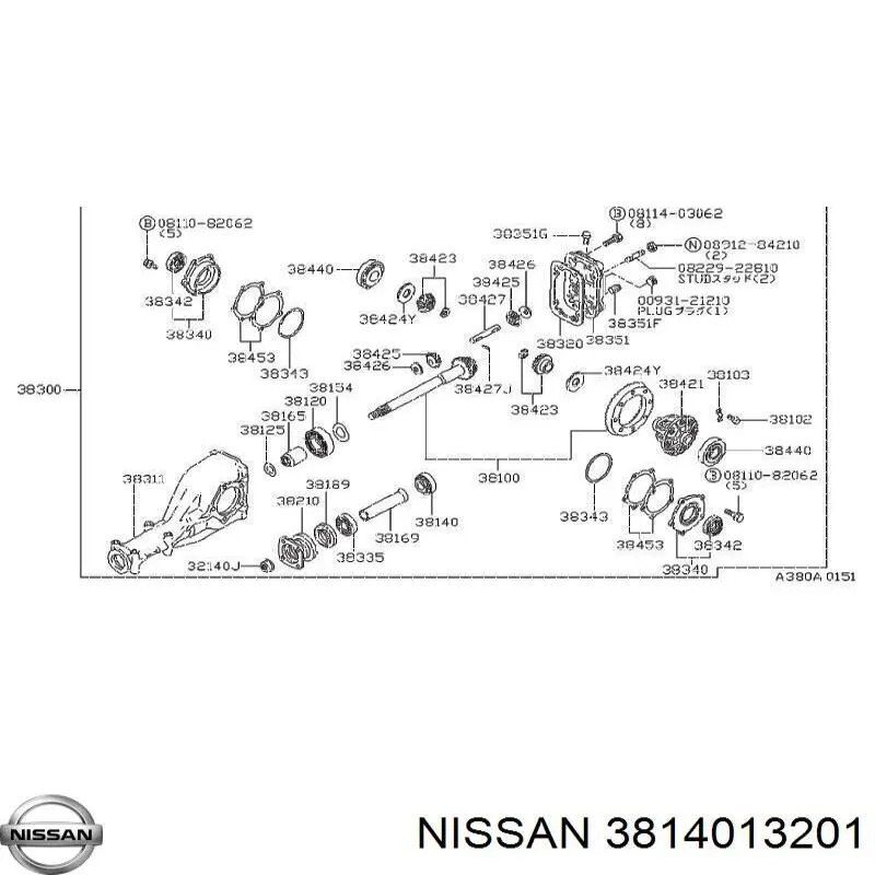 3814013201 Nissan