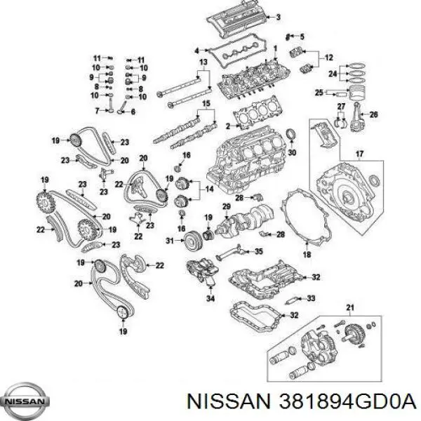  Nissan/Infiniti 381894GD0A precio, desde 26,66 EUR