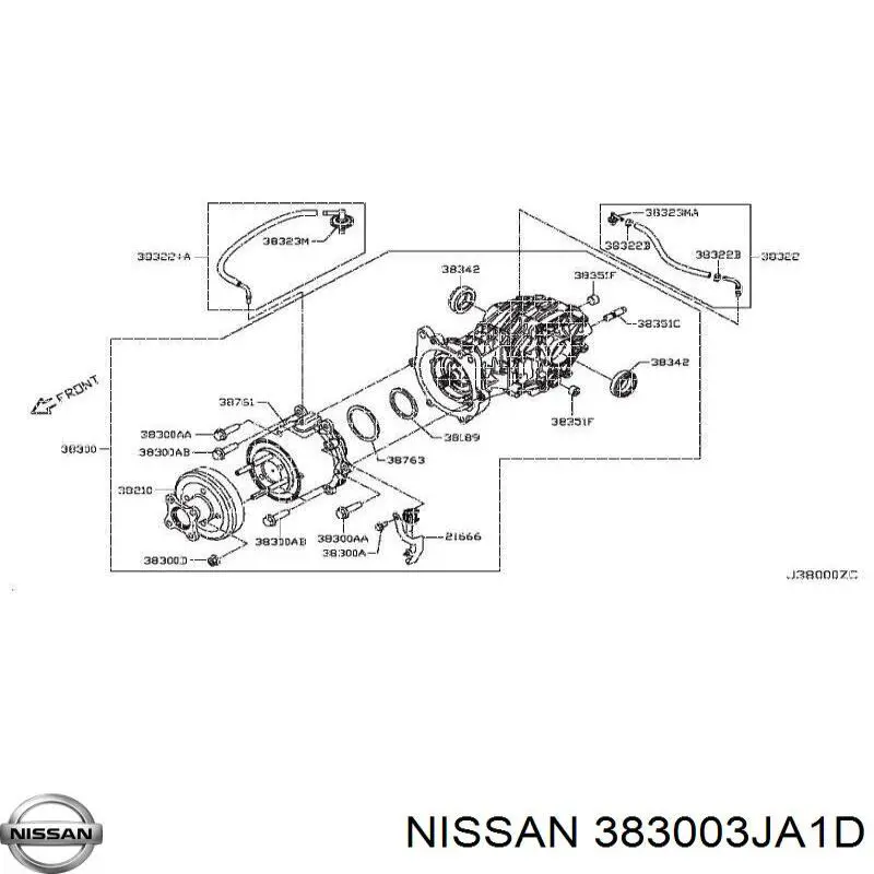 383003JA1D Nissan