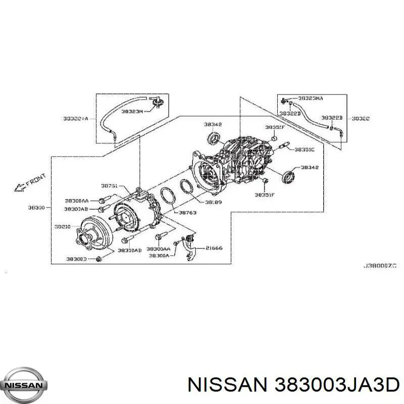 383003JA3B Nissan