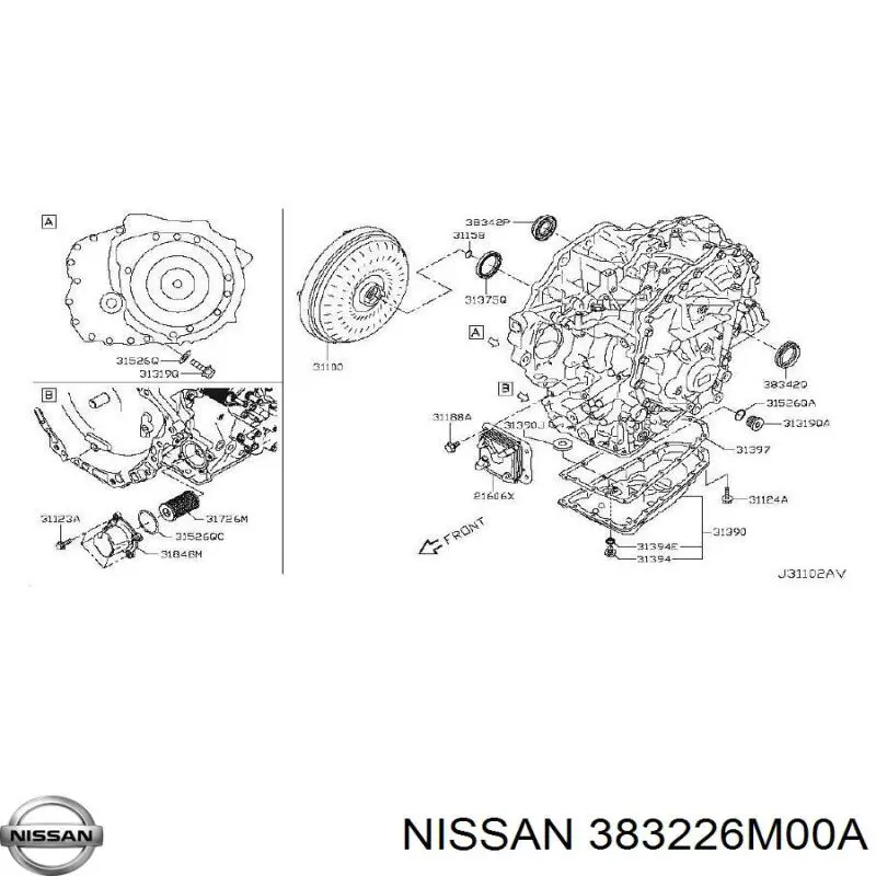  Nissan/Infiniti 383226M00A precio, desde 10,15 EUR