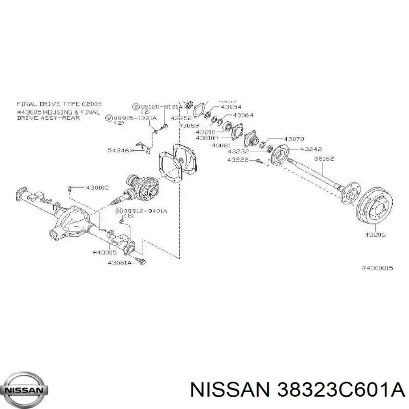 38323C601A Nissan