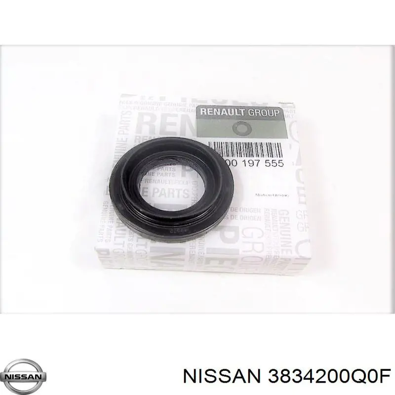Retén del semieje delantero derecho 3834200Q0F Nissan/Infiniti