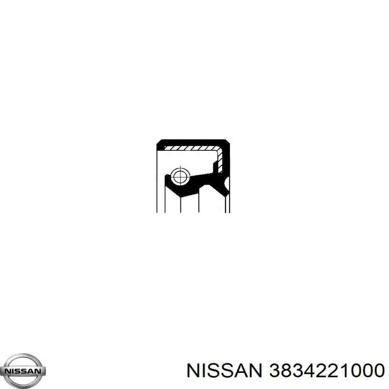 3834221000 Nissan anillo reten caja de transmision (salida eje secundario)
