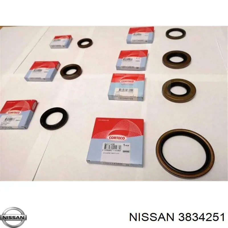 N2344 Musashi Retén del semieje delantero izquierdo