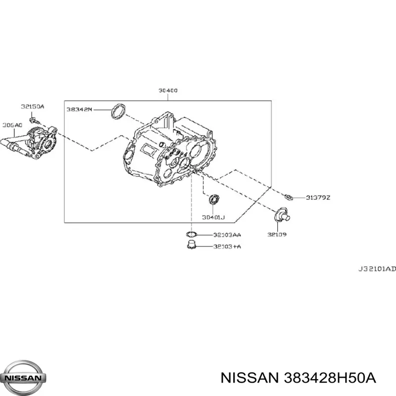 Retén del semieje delantero izquierdo Nissan/Infiniti 383428H50A precio, desde 12,45 EUR