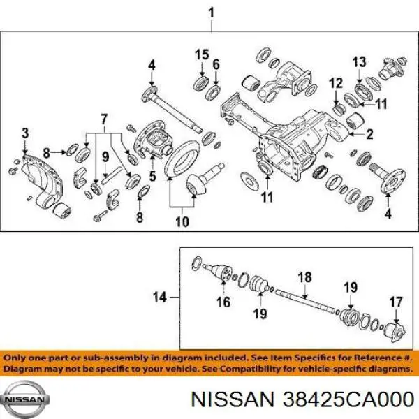 38425CA000 Nissan