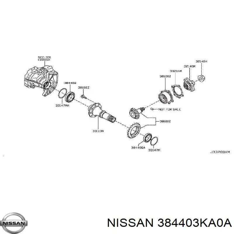 384403KA0A Nissan