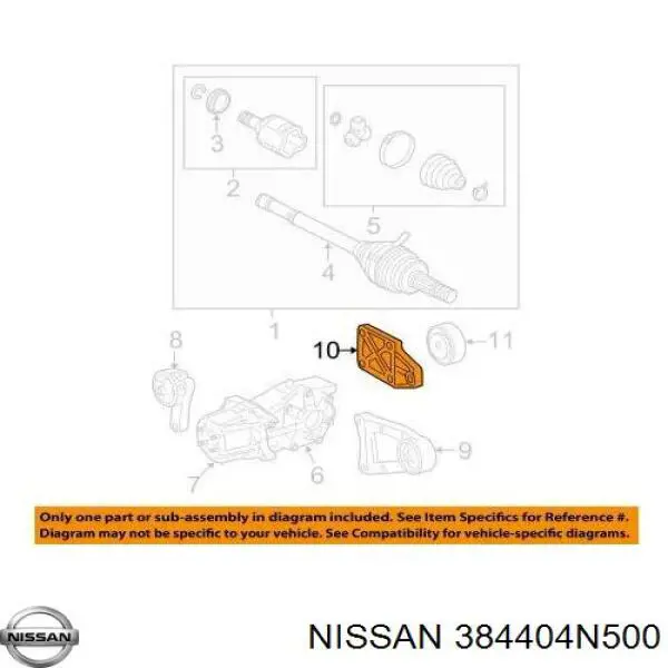 384404N500 Nissan/Infiniti 