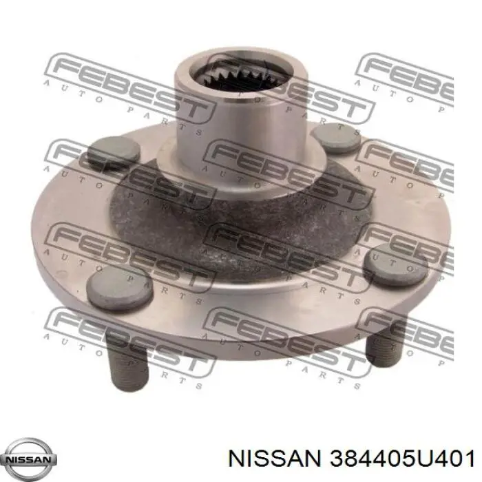 384405U401 Nissan cojinete de rueda delantero