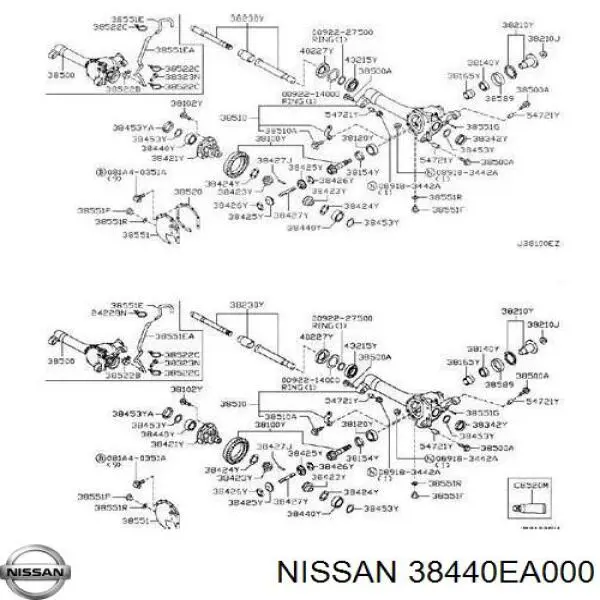 38440EA000 Nissan