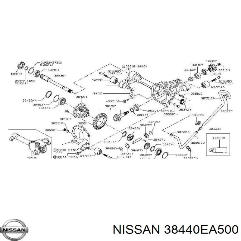 Comprar 38440EA500 Nissan/Infiniti 