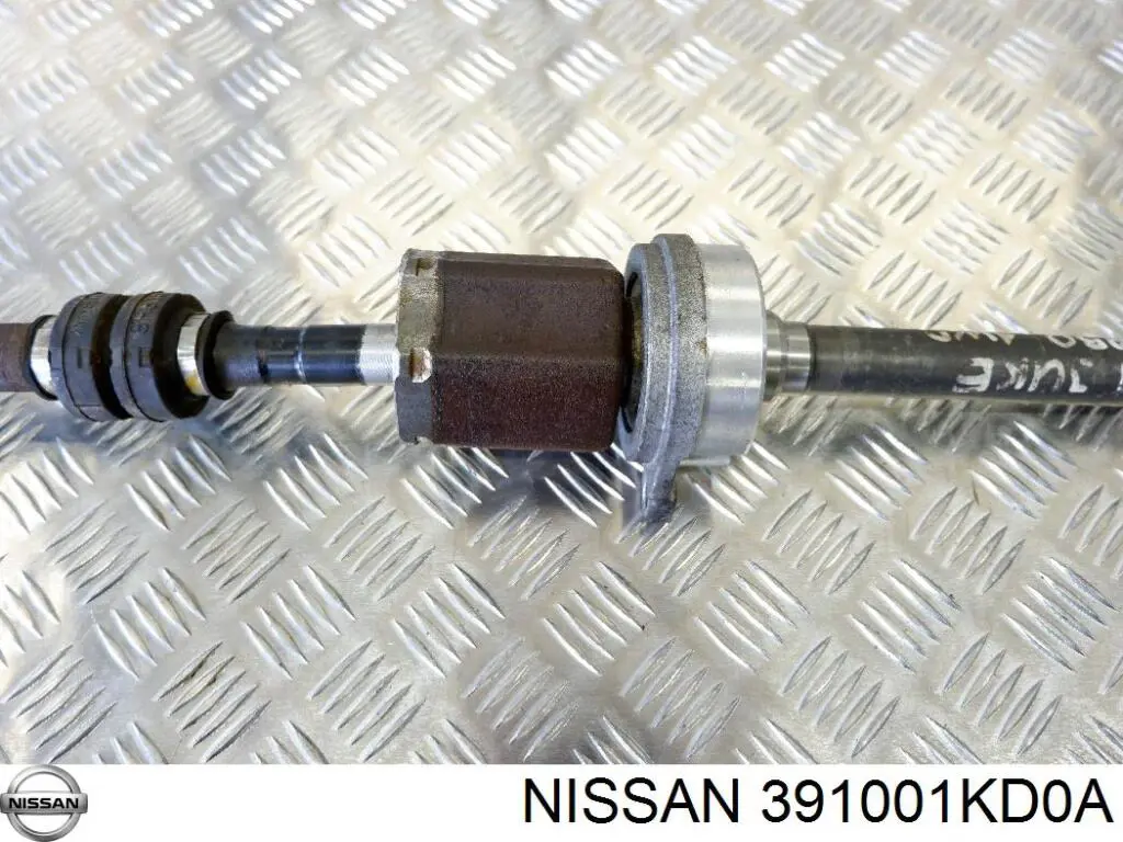 391001KD0A Nissan árbol de transmisión delantero derecho