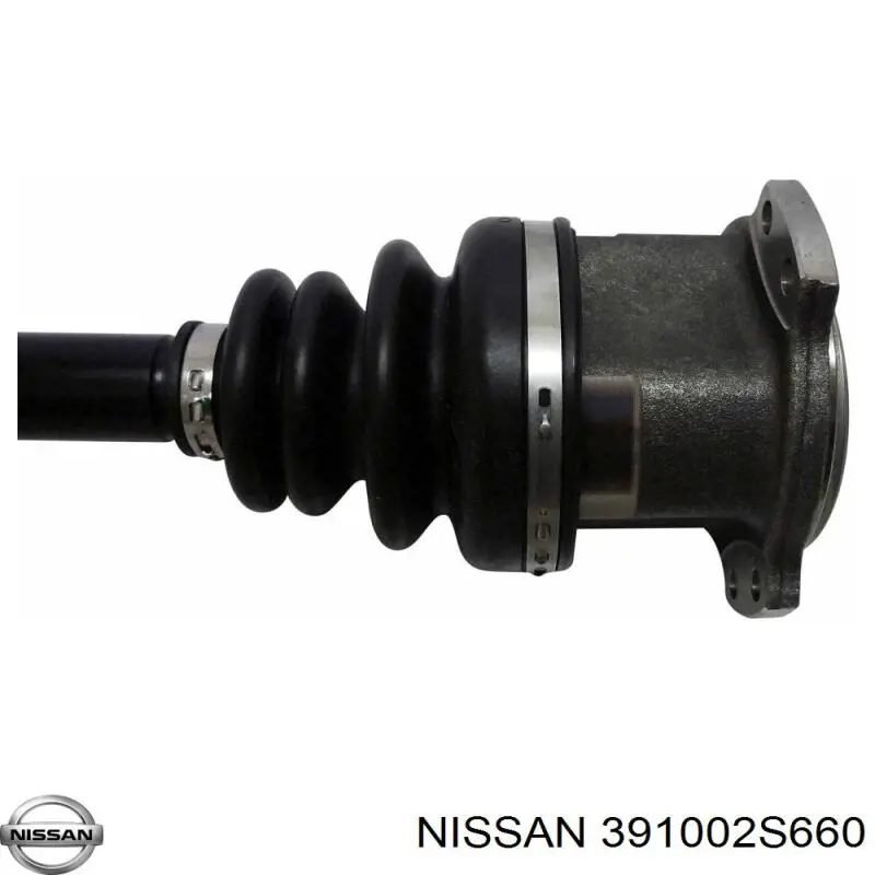 391002S660 Nissan árbol de transmisión delantero derecho