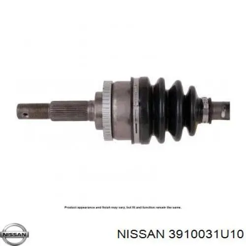 3910031U10 Nissan árbol de transmisión delantero derecho