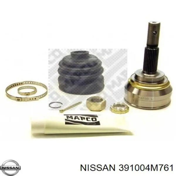 392044M750 Nissan árbol de transmisión delantero derecho