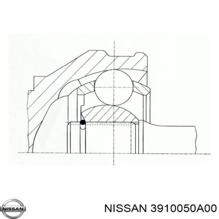 3910050A00 Nissan junta homocinética exterior delantera