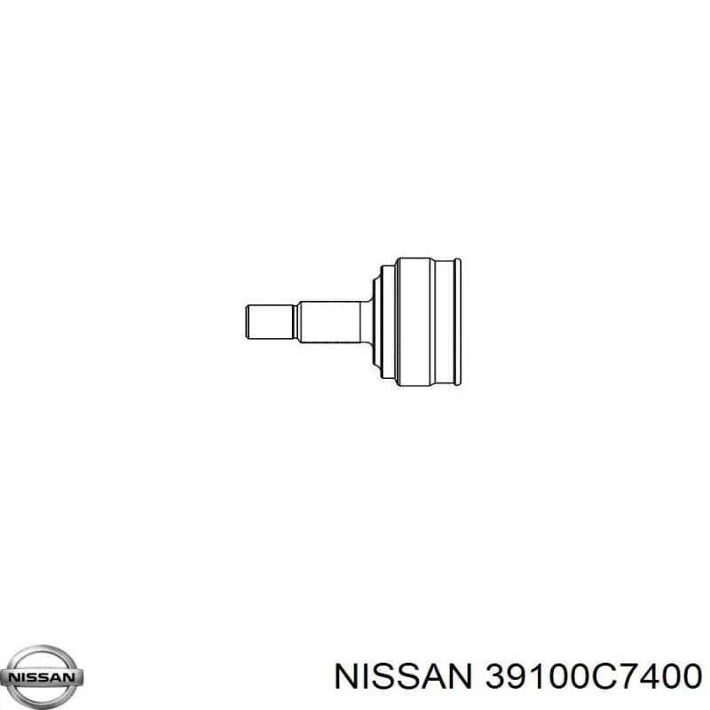 39100C7400 Nissan junta homocinética exterior delantera