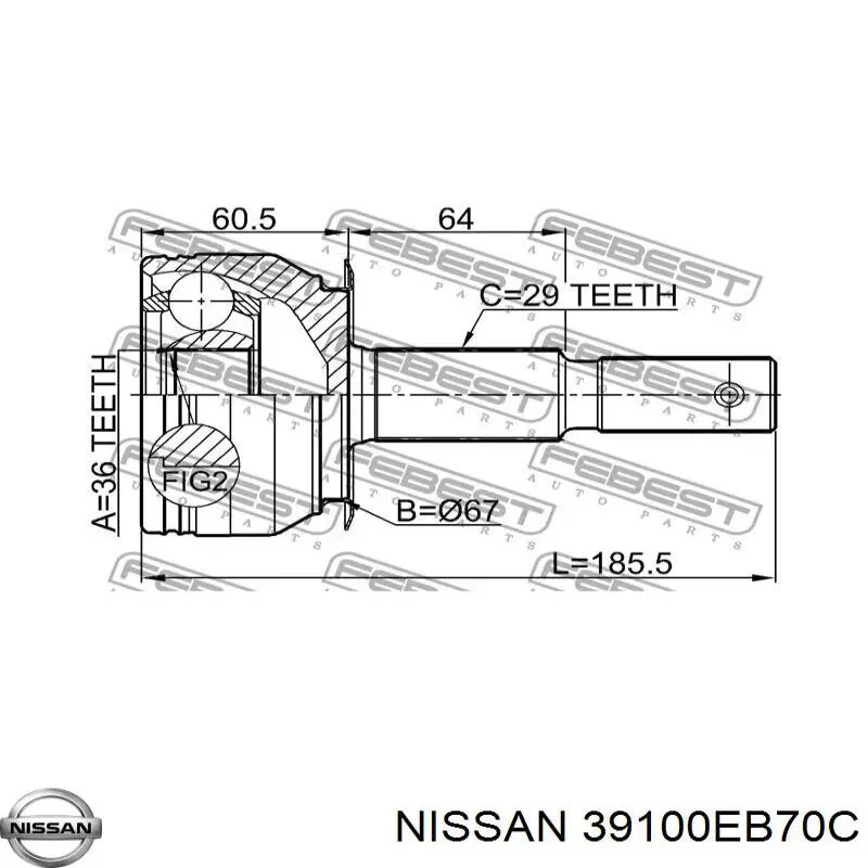 39100EB70C Nissan