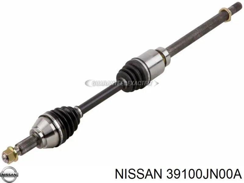 39100JN00A Nissan árbol de transmisión delantero derecho