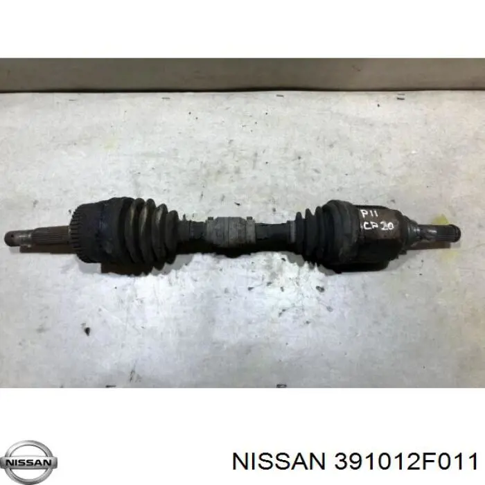 391012F011 Nissan árbol de transmisión delantero izquierdo