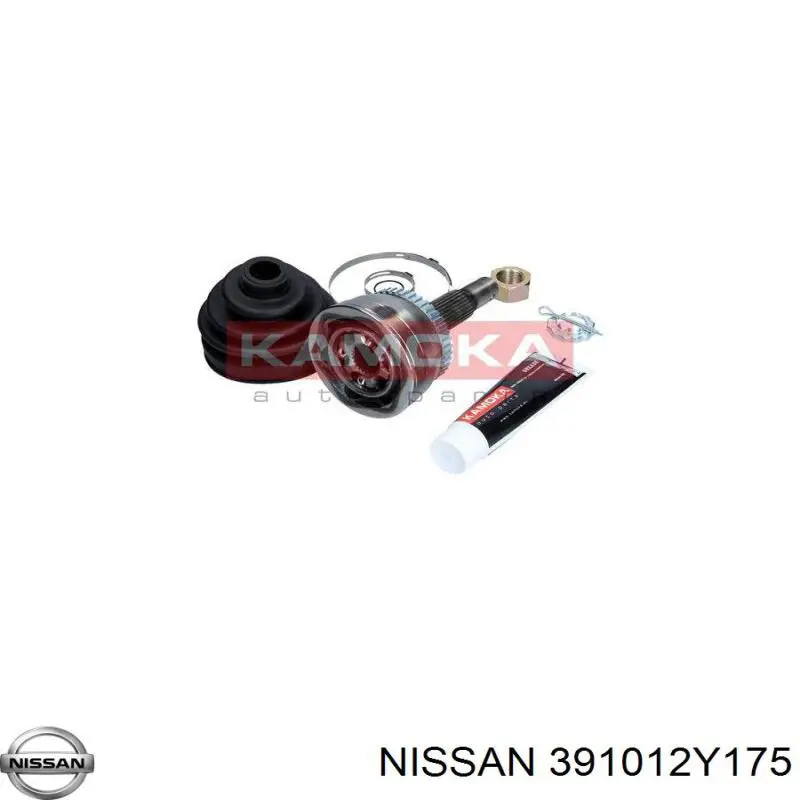 391012Y175 Nissan árbol de transmisión delantero izquierdo