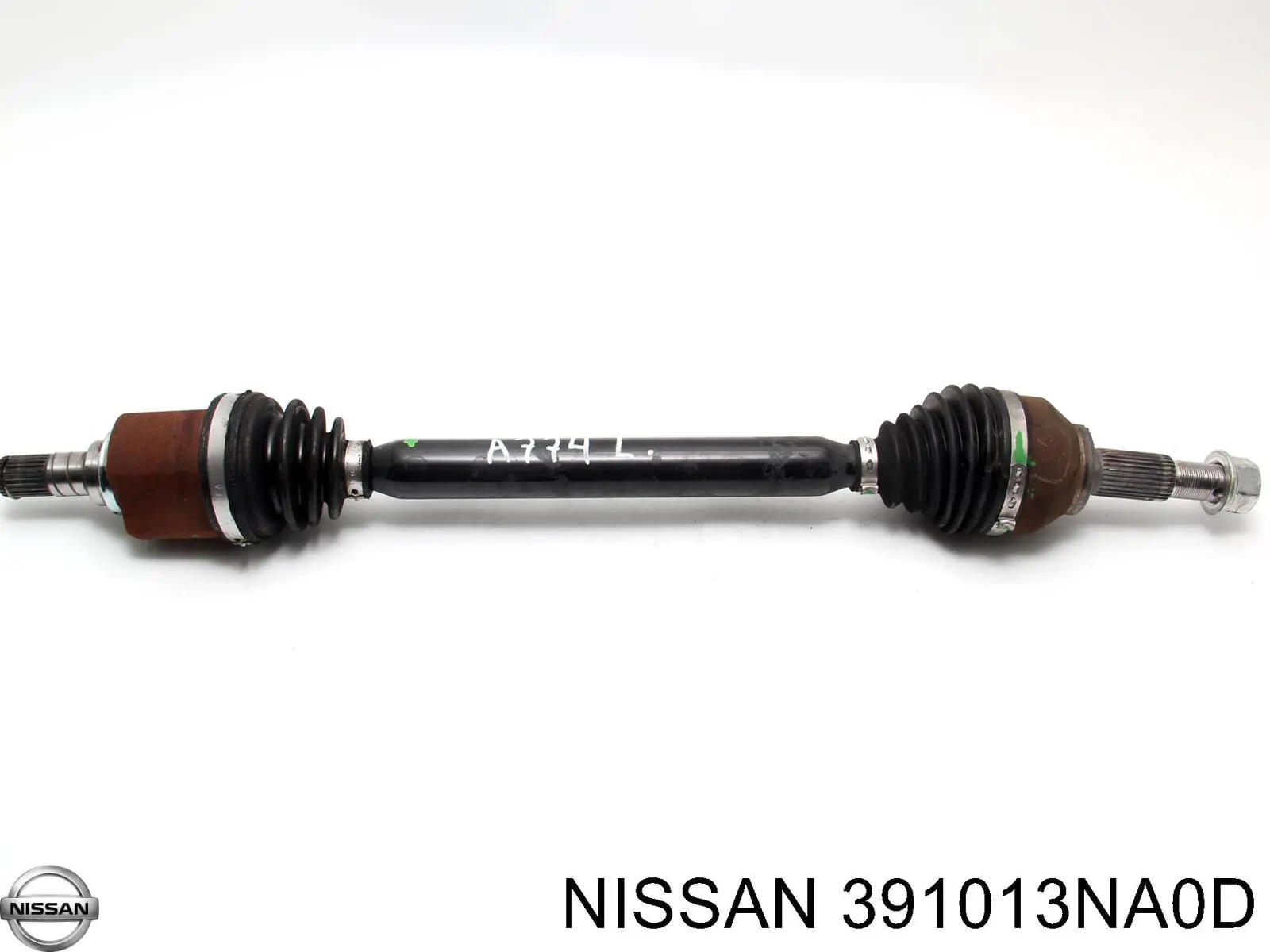 391013NA0D Nissan árbol de transmisión delantero izquierdo