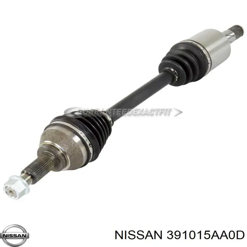 391015AA0D Nissan árbol de transmisión delantero izquierdo