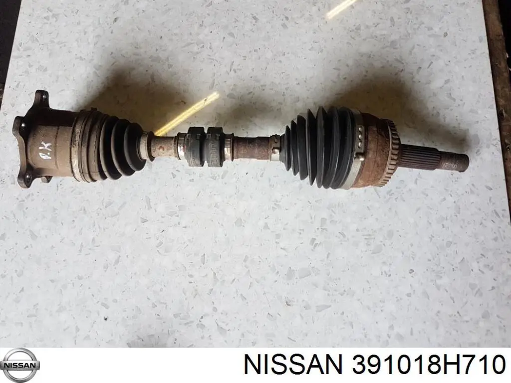 391018H710 Nissan/Infiniti Semieje delantero izquierdo