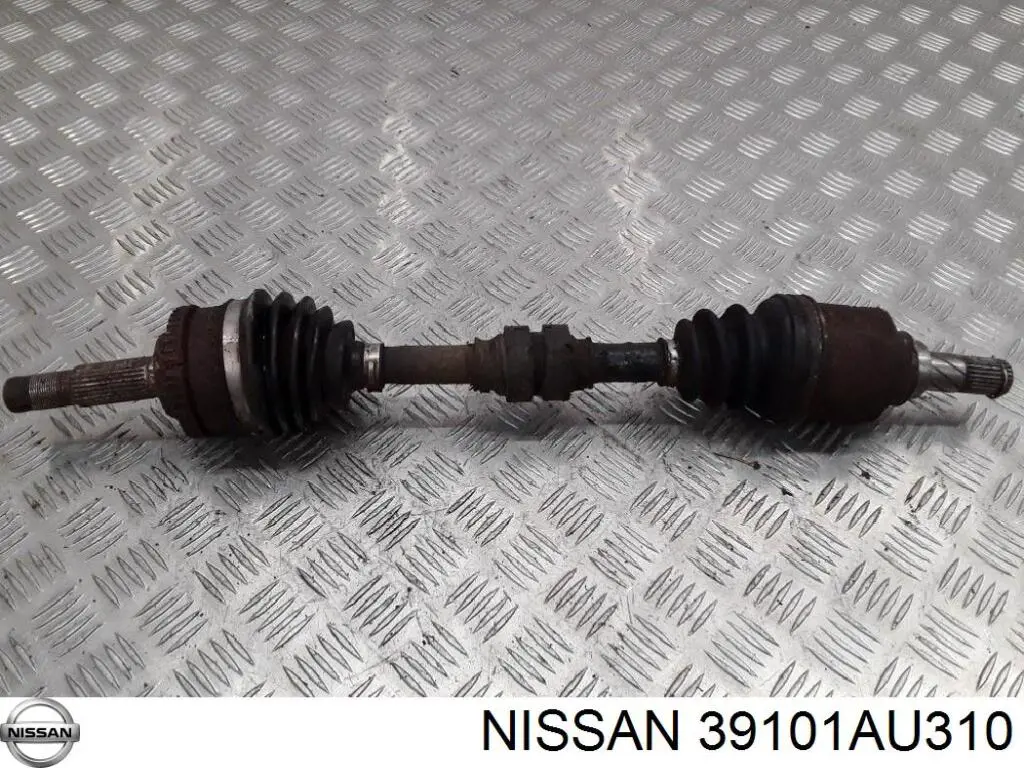 39101AU310 Nissan árbol de transmisión delantero izquierdo