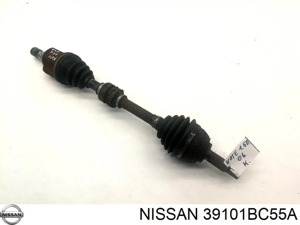 Comprar 39101BC55A Nissan/Infiniti Semieje delantero izquierdo