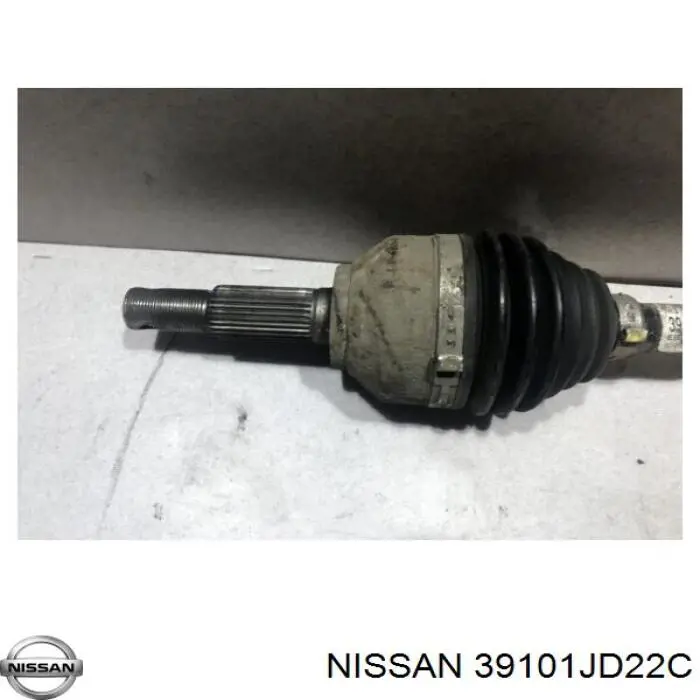 Semieje delantero izquierdo Nissan/Infiniti 39101JD22C precio, desde 113,67 EUR
