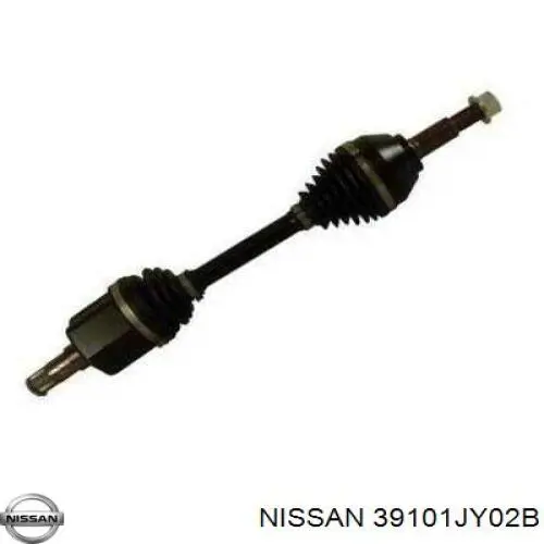 39101JY02B Nissan árbol de transmisión delantero izquierdo