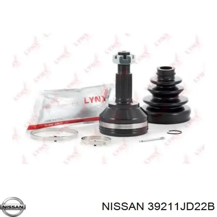 Junta homocinética exterior delantera Nissan/Infiniti 39211JD22B precio, desde 24,78 EUR