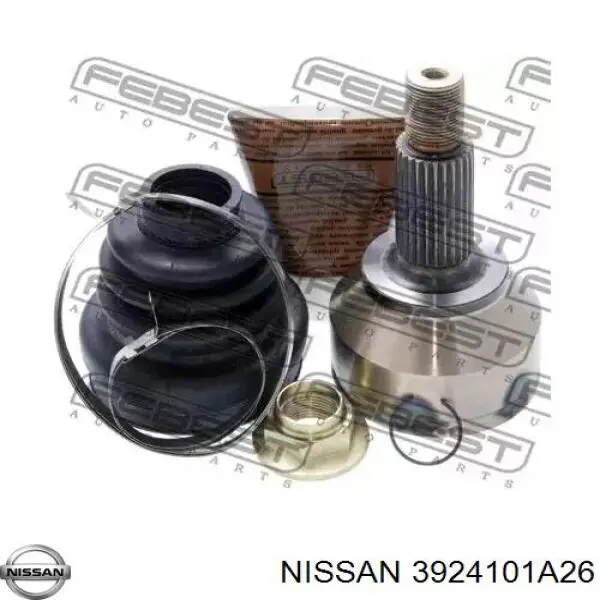 Fuelle, palier delantero exterior Nissan/Infiniti 3924101A26 precio, desde 9,79 EUR