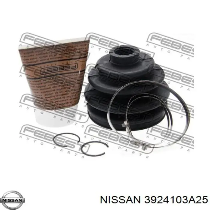 3924103A25 Nissan/Infiniti Fuelle transmisión delantero exterior