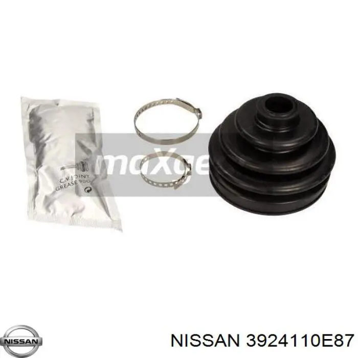 3924110E87 Nissan fuelle, árbol de transmisión delantero exterior