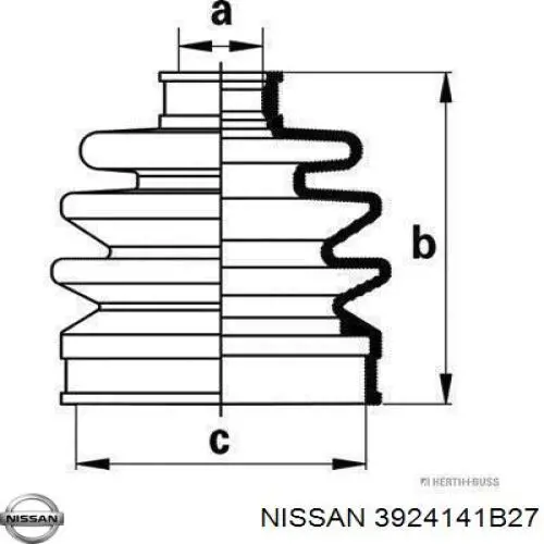 3924141B27 Nissan