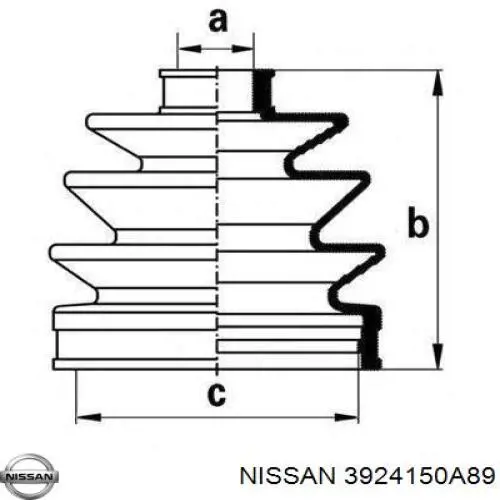 3924150A89 Nissan
