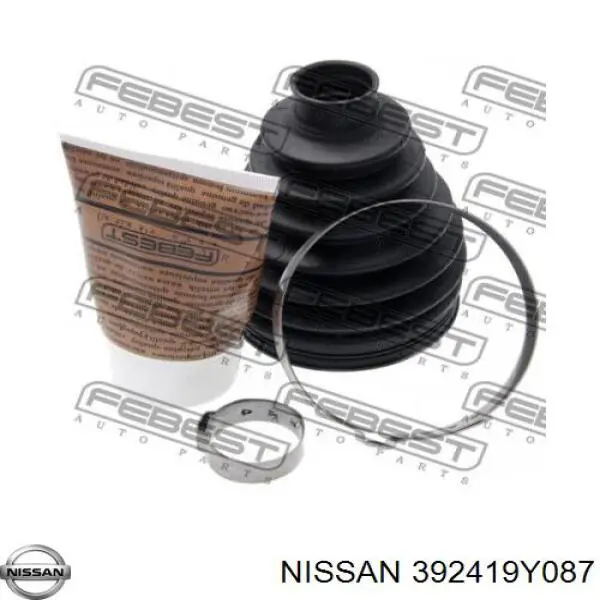 392419Y087 Nissan fuelle, árbol de transmisión delantero exterior