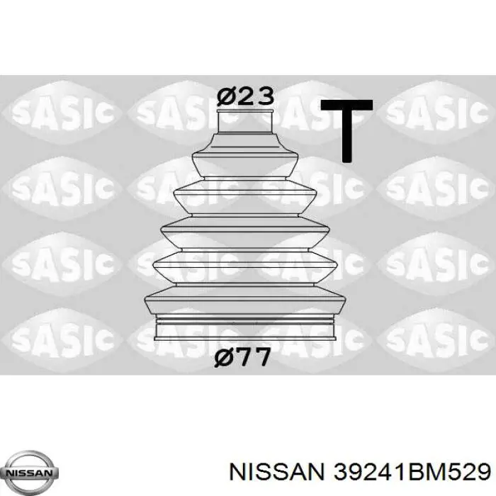 39241BM529 Nissan fuelle, árbol de transmisión delantero exterior