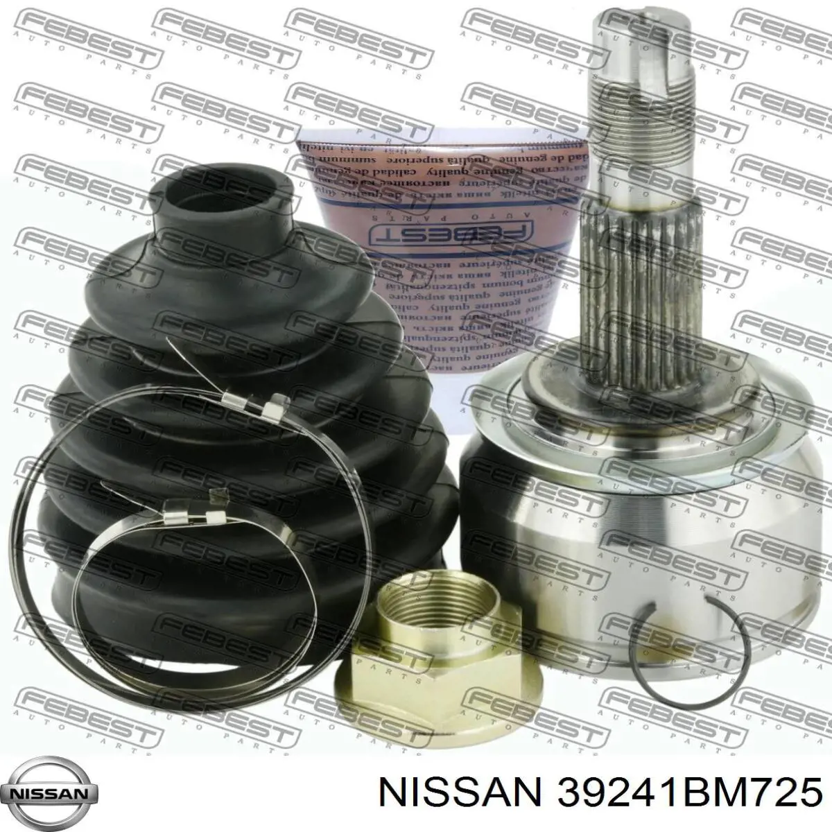 Fuelle, palier delantero exterior Nissan/Infiniti 39241BM725 precio, desde 13,90 EUR