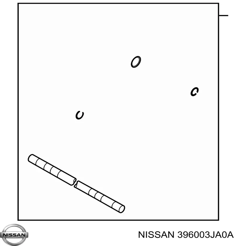 396003JA0A Nissan árbol de transmisión trasero