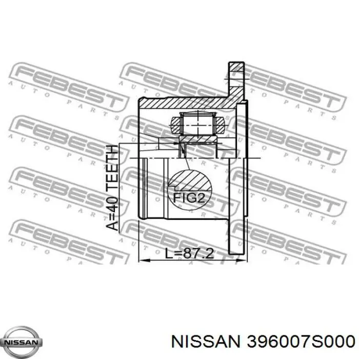Árbol de transmisión trasero para Nissan Armada (TA60)