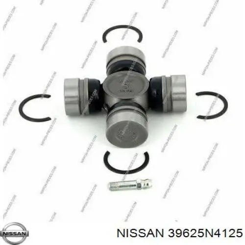 39625N4125 Nissan cruceta de árbol de cardán trasero