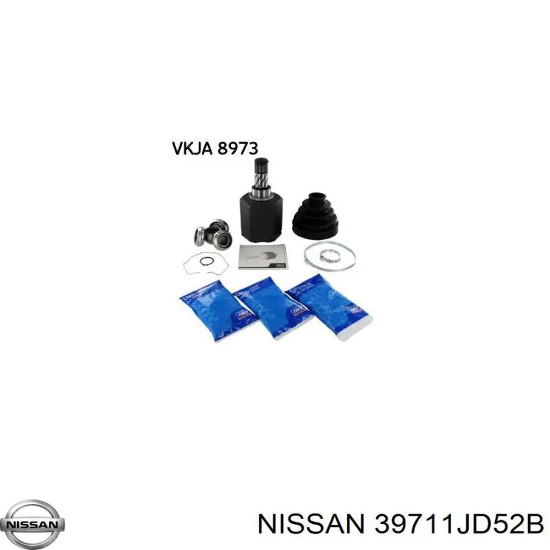 Comprar 39711JD52B Nissan/Infiniti Junta homocinética interna delantera izquierda