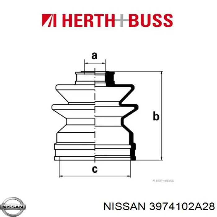 3974102A28 Nissan fuelle, árbol de transmisión delantero interior