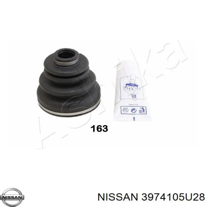 3974105U28 Nissan fuelle, árbol de transmisión delantero interior