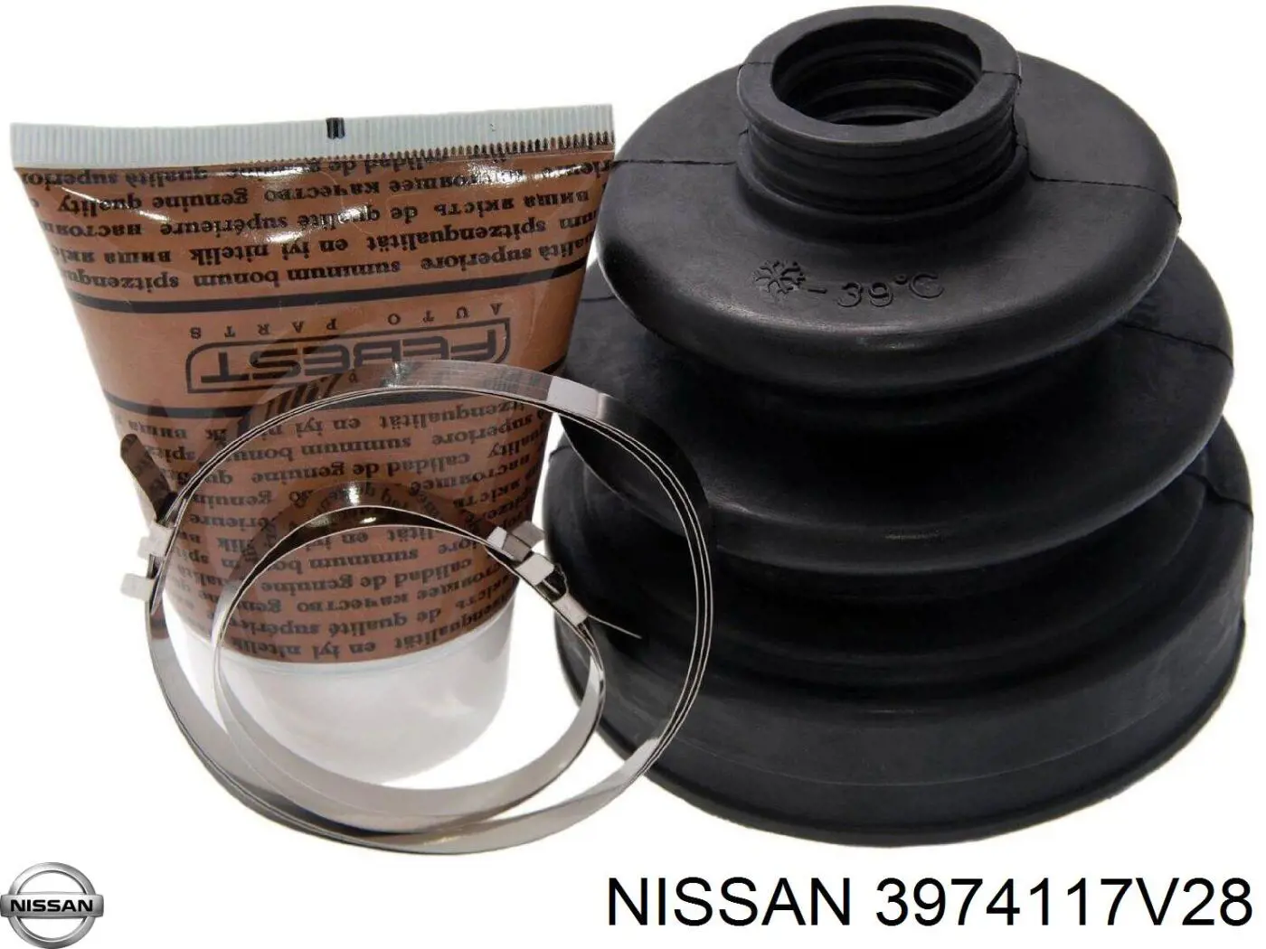 3974117V28 Nissan fuelle, árbol de transmisión delantero interior