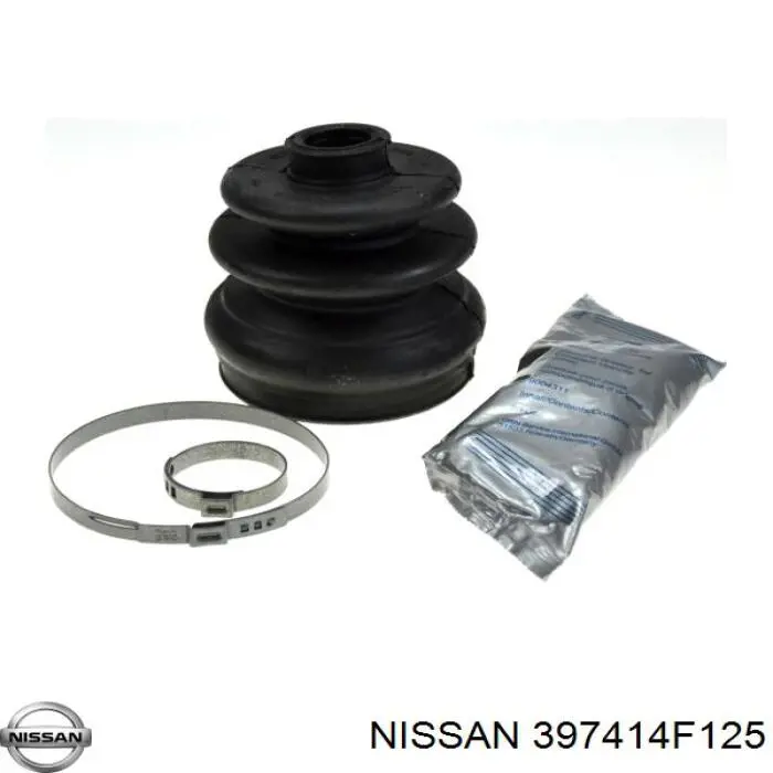 397412F125 Nissan fuelle, árbol de transmisión delantero interior derecho